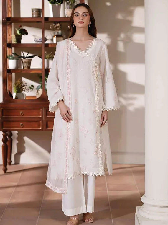 NOOR-E-FAJAR by Miraal Embroidered Karandi Collection 2025 (KR-255)