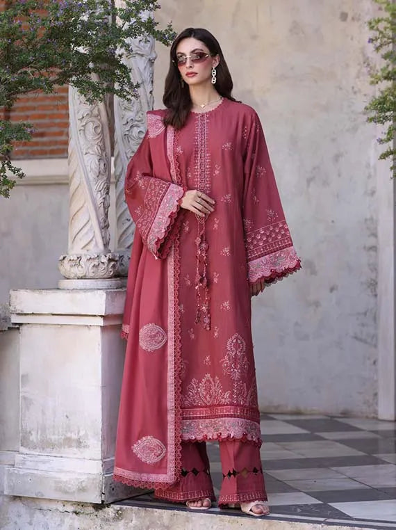 NOOR Winter Pashmina Shawl Collection 2025 by Saadia Asad (08-Sienna)