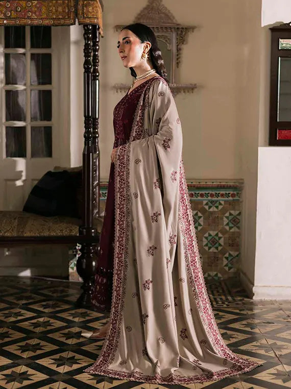 NUREH Exclusive Embroidered Linen Marina Collection 2025 (NE-176)
