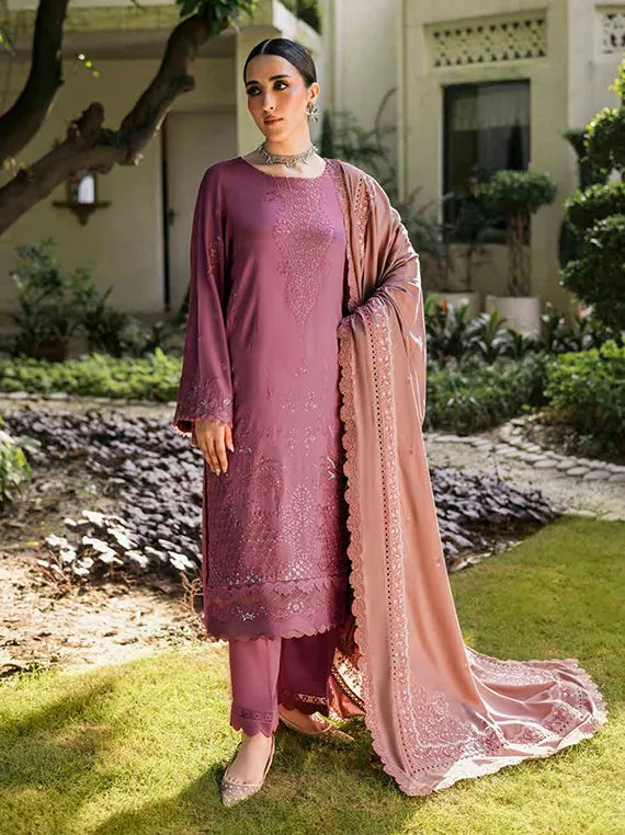 NUREH Exclusive Embroidered Linen Marina Collection 2025 (NE-177)
