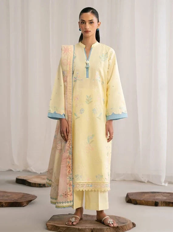 NYSA by Seran Cambric Embroidered Unstitched Collection 2026 (LIELLE D-10)