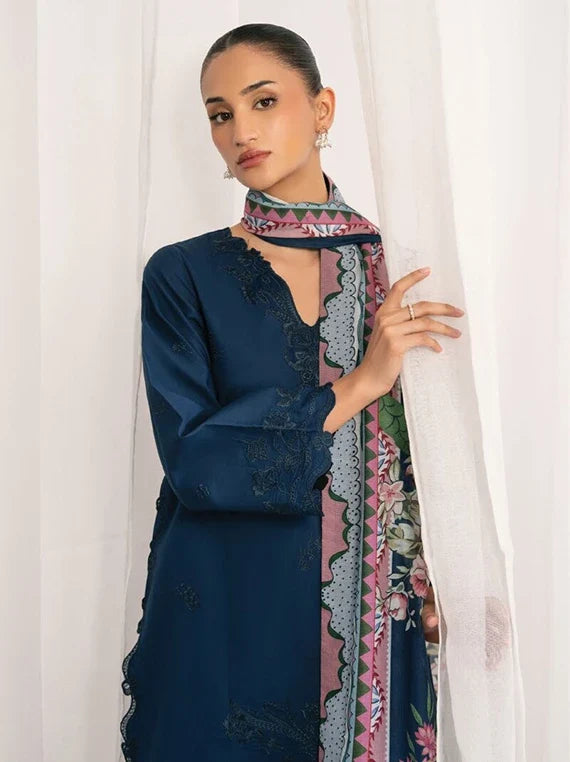 NYSA by Seran Cambric Embroidered Unstitched Collection 2026 (NERELLE D-09)