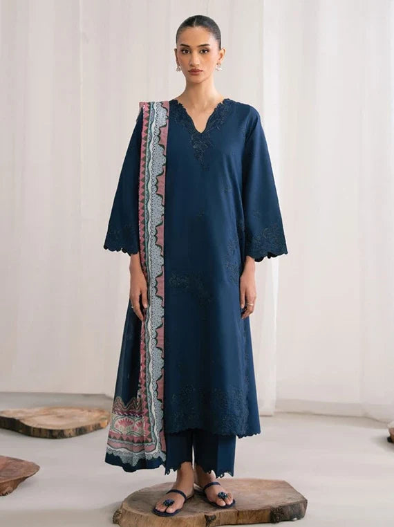 NYSA by Seran Cambric Embroidered Unstitched Collection 2026 (NERELLE D-09)