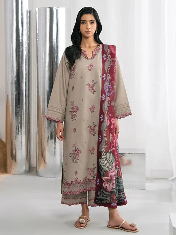 NYSA by Seran Cambric Embroidered Unstitched Collection 2026 (NYSA D-11)