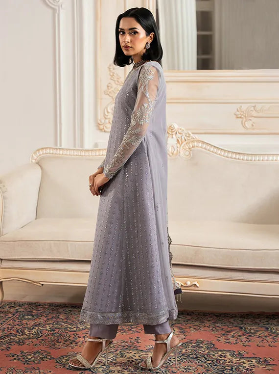 Nafees by Zarif Embroidered Formals Net Edit 2025 (01-MERVE)