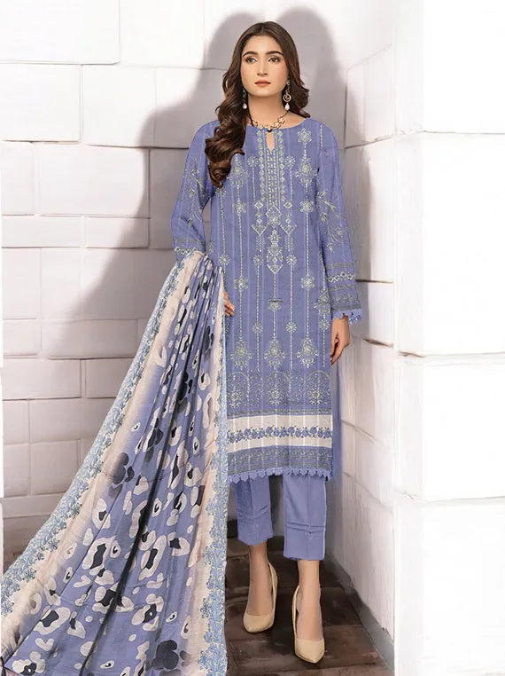 Naimal Embroidered Lawn Collection 2025 By Hayma (D-03)