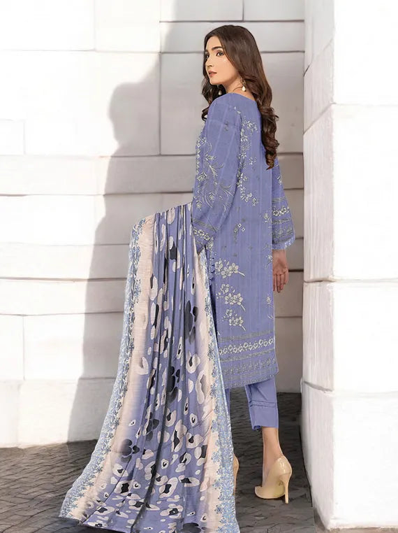 Naimal Embroidered Lawn Collection 2025 By Hayma (D-03)