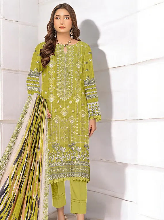 Naimal Embroidered Lawn Collection 2025 By Hayma (D-10)