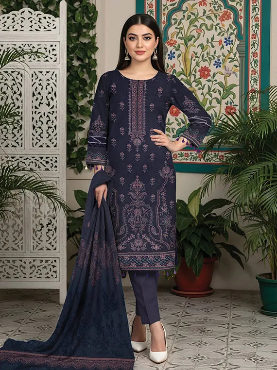 Naina Zarri Leather Peach Collection 2025 Vol-07 by Chawla Fabrics (D-02)