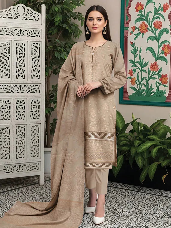 Naina Zarri Leather Peach Collection 2025 Vol-07 by Chawla Fabrics