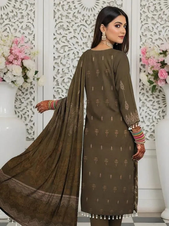 Naina Zarri Leather Peach Collection 2025 Vol-08 by Chawla Fabrics (D-02)