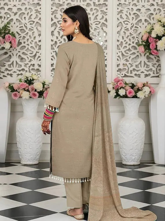 Naina Zarri Leather Peach Collection 2025 Vol-08 by Chawla Fabrics (D-04)