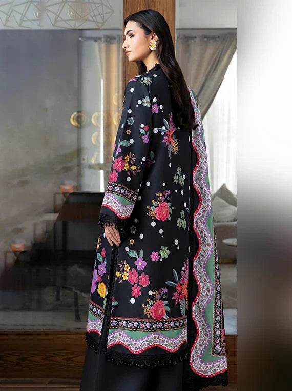 Naqsh Midnight Meadow Printed Summer Lawn Collection 2026 (Noir-00263)