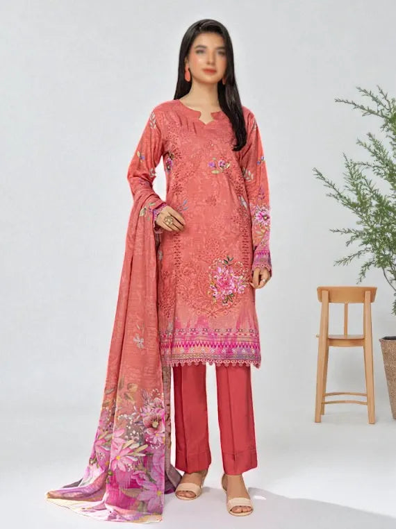 Naqsh-O-Nigar Embroidered Doriya Viscose Collection 2025 (D-02)
