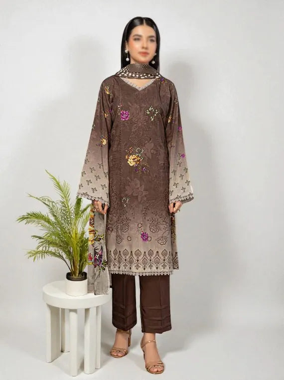Naqsh-O-Nigar Embroidered Doriya Viscose Collection 2025 (D-06)