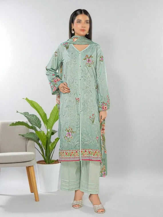 Naqsh-O-Nigar Embroidered Doriya Viscose Collection 2025 (D-07)