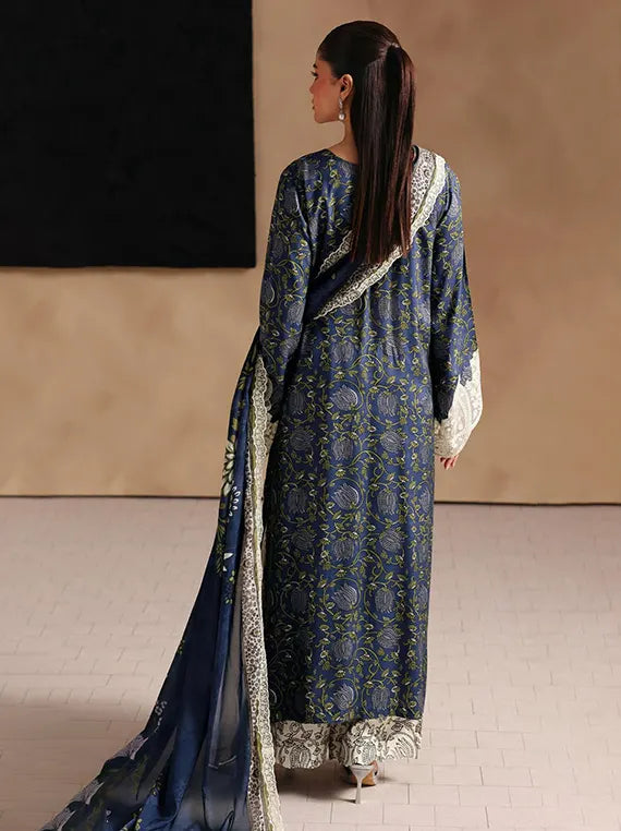 Naqsh by Ramsha Unstitched Embroidered Rawsilk Collection'26 V-02 (RS-204)