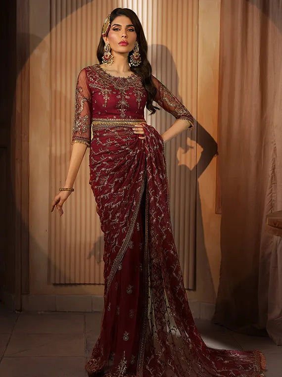Nauroz Embroidered Net Edit 2025 by Zarif (01-INAYA)