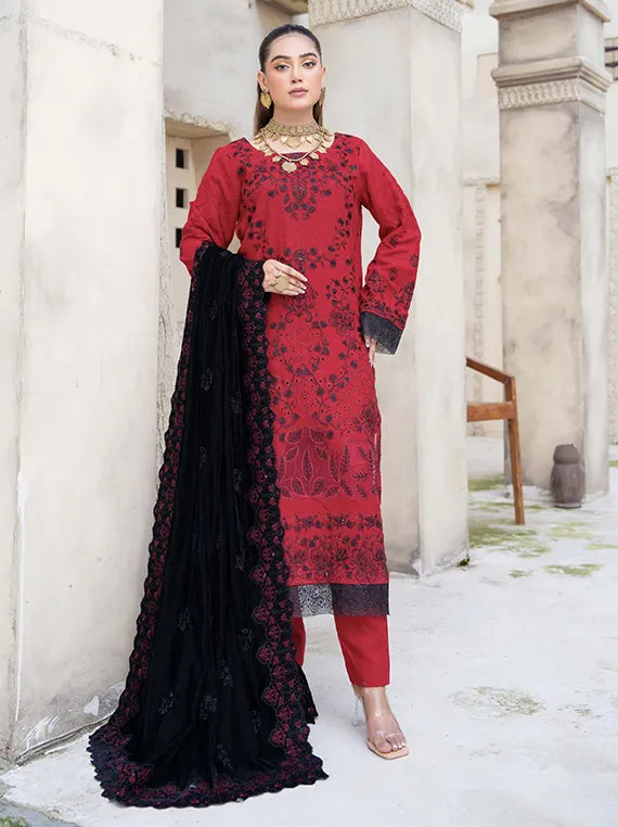 Nauroz Leather Peach Collection 2025 by Chawla Fabrics (D-05)