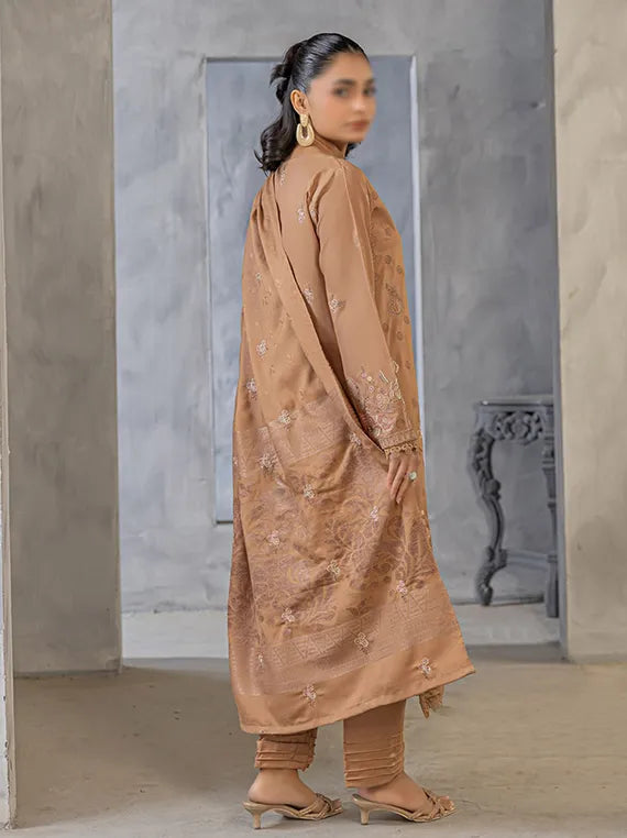 Nazakat Embroidery Dhanak Collection Vol-02 By Fantak (D-01)