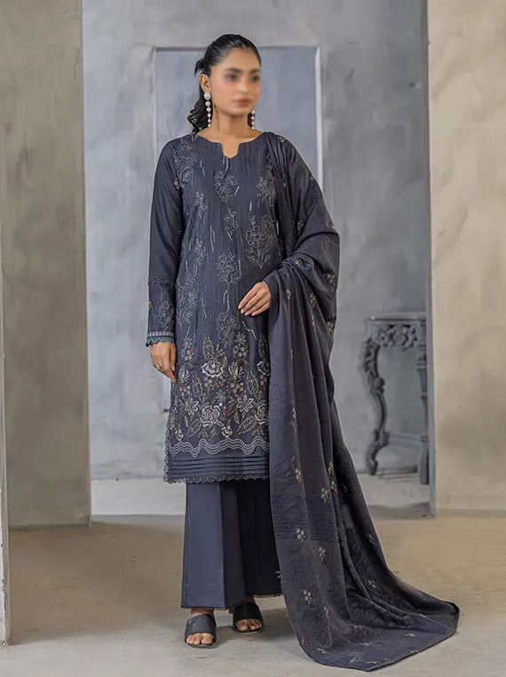 Nazakat Embroidery Dhanak Collection Vol-02 By Fantak (D-02)