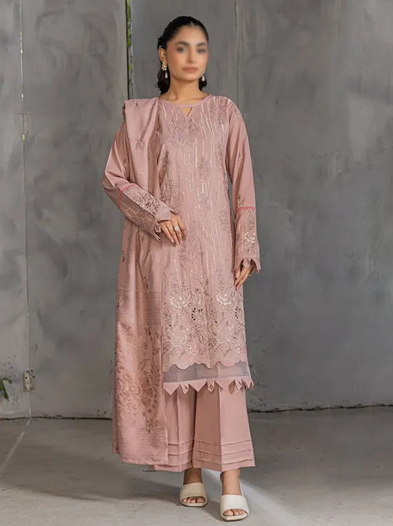 Nazakat Embroidery Dhanak Collection Vol-02 By Fantak (D-03)