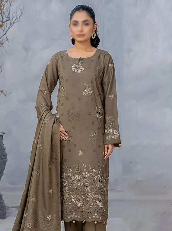 Nazakat Embroidery Dhanak Collection Vol-02 By Fantak (D-05)