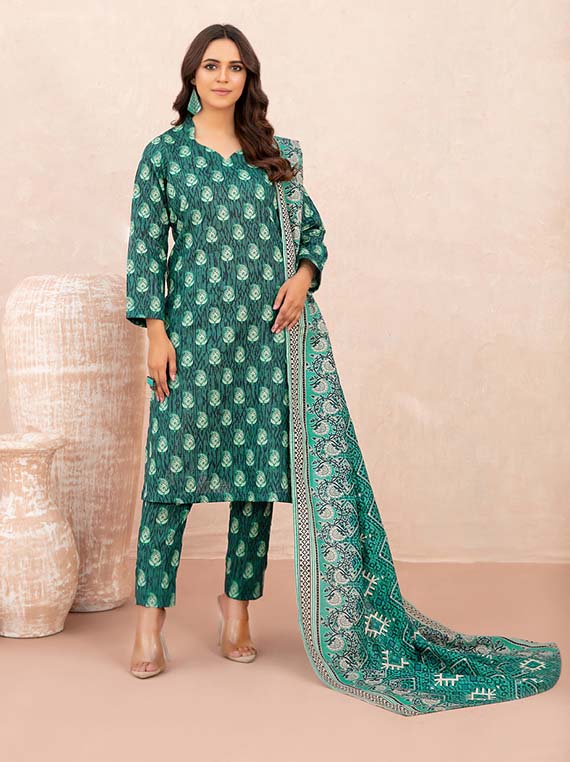 Nazli Digital Printed Khaddar Collection 2025 By Tawakkal Fabric (D-5648)