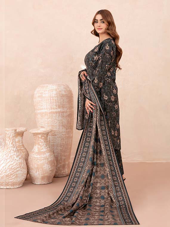 Nazli Digital Printed Khaddar Collection 2025 By Tawakkal Fabric (D-5650)