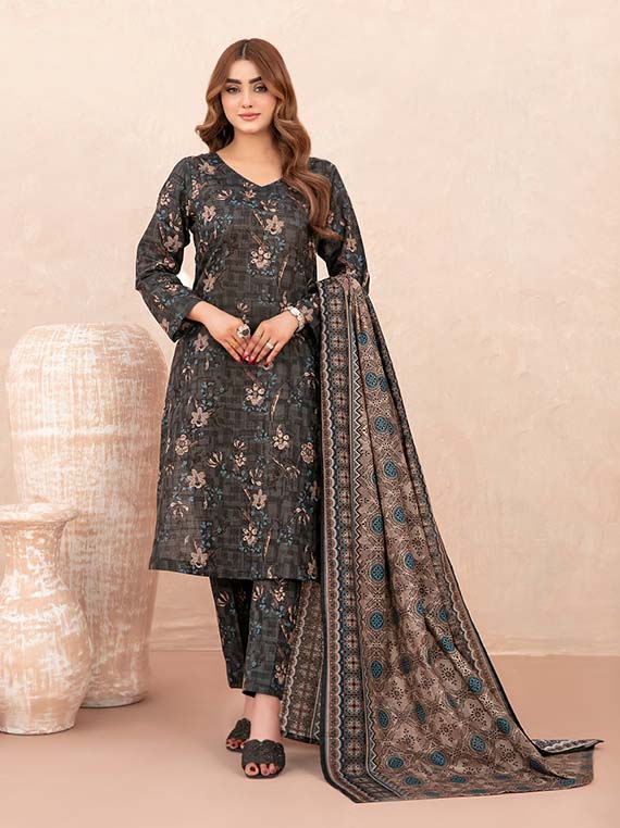 Nazli Digital Printed Khaddar Collection 2025 By Tawakkal Fabric (D-5650)