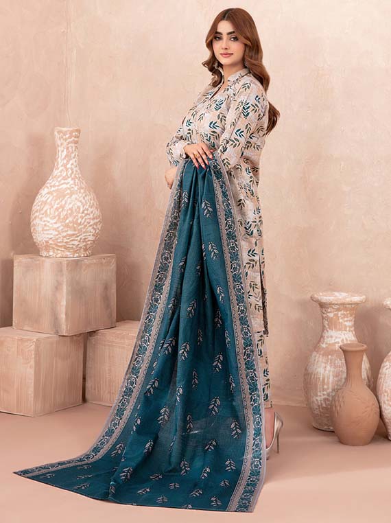 Nazli Digital Printed Khaddar Collection 2025 By Tawakkal Fabric (D-5651)