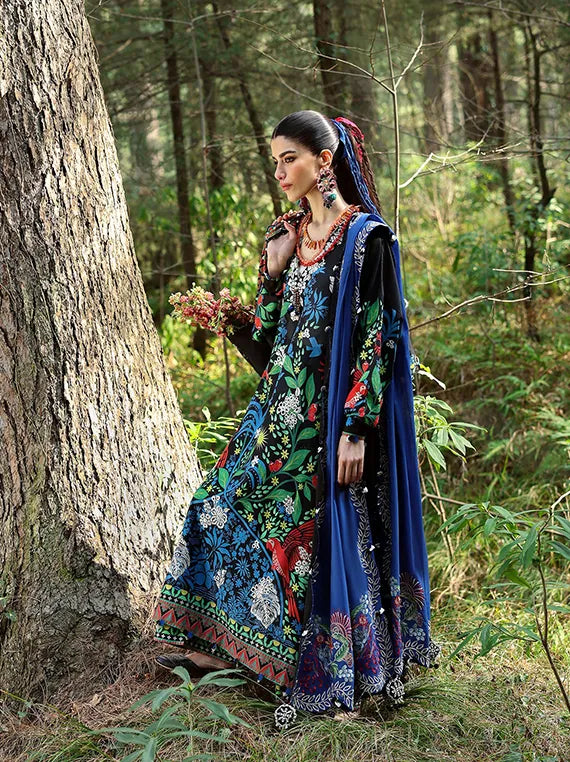 Neelum Luxury Lawn Collection 2025 by Zaha (ZL25-03A)