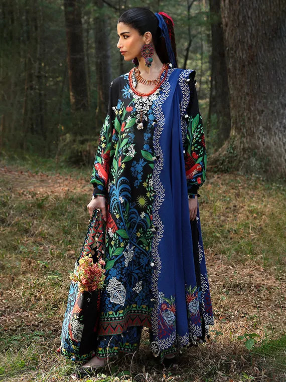 Neelum Luxury Lawn Collection 2025 by Zaha (ZL25-03A)
