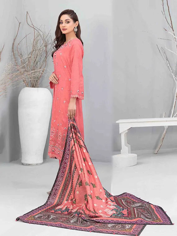 Neeshy Laserkari Embroidered Lawn Collection 2024 Tawakkal Fabric (D-2003)