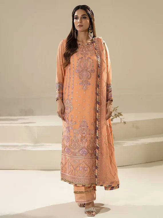 Nisha Eid Luxury Chiffon Collection 2025 (01-Zimal)