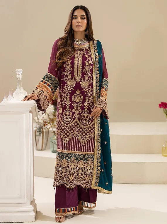 Nisha Eid Luxury Chiffon Collection 2025 (02-Zehak)
