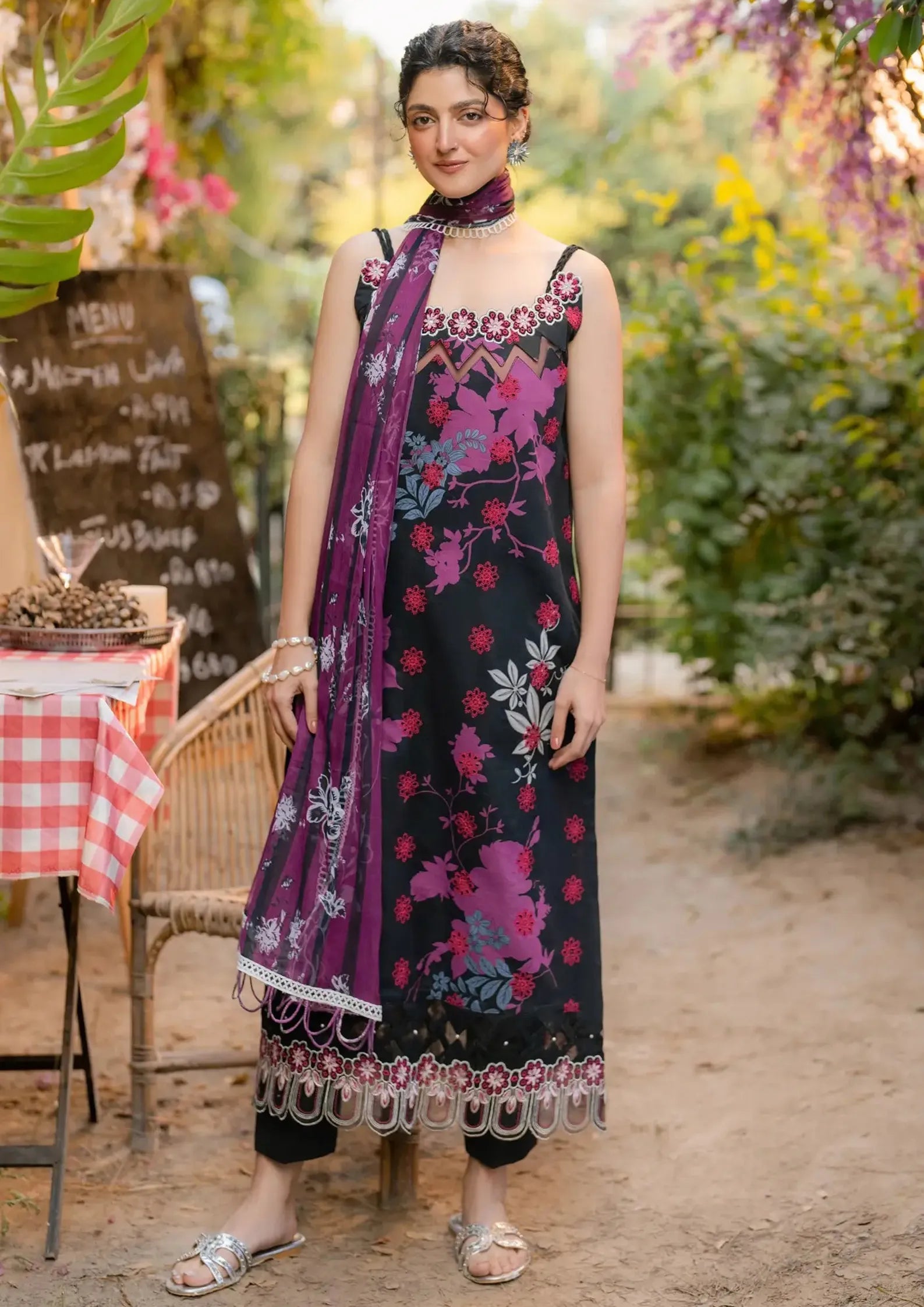 Noble Grace Lawn Collection 2026 (PALE ROSE)