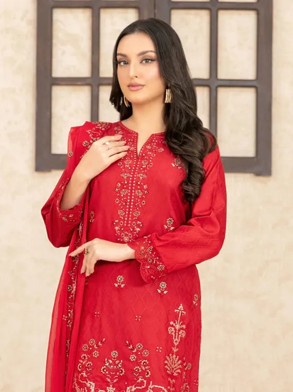 Noemi Embroidered Viscose Collection 2025 by Tawakkal Fabrics (D-04)