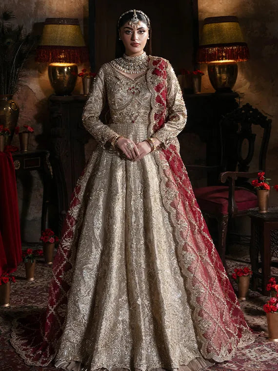 Noor-E-Naaz Embroidered Net Collection 2025 by Imrozia Serene (IB-53 Shahkar)
