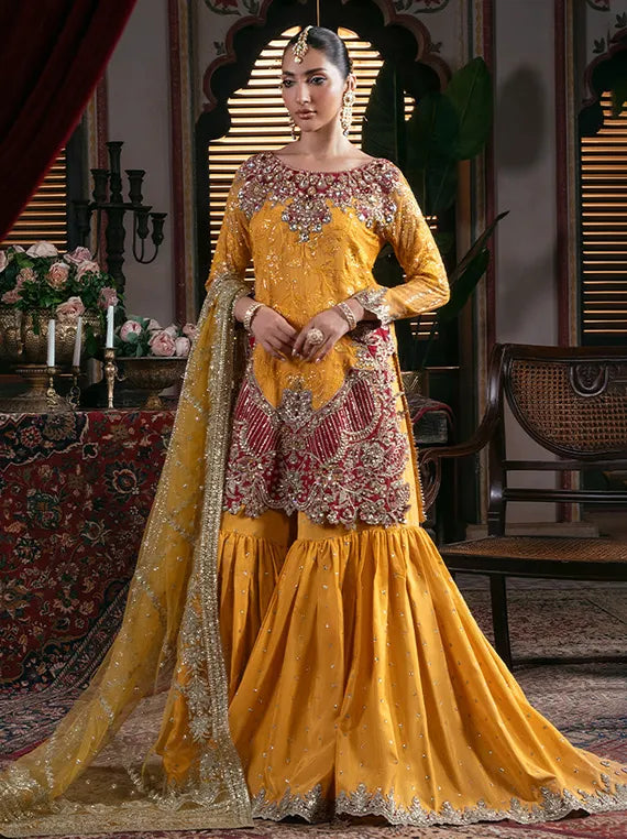 Noor-E-Naaz Embroidered Net Collection 2025 by Imrozia Serene (IB-55 Roshni)