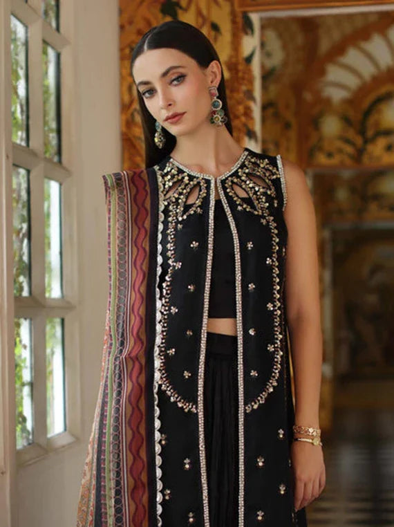 Noor Festive Luxury Collection 2026 by Saadia Asad (D1-Black)