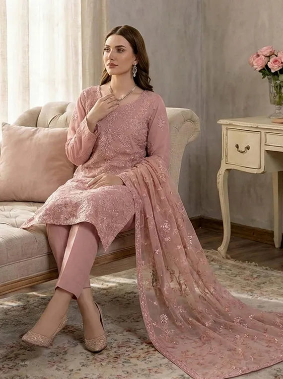Noor E Fajar Luxury Chiffon Collection 2026 (D-01)