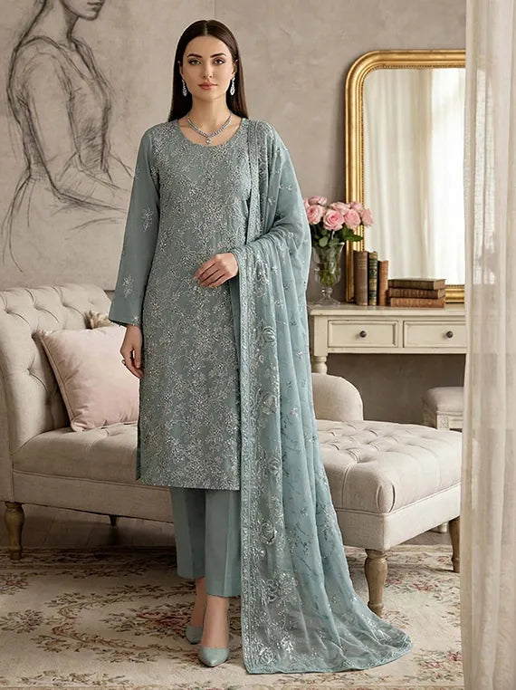 Noor E Fajar Luxury Chiffon Collection 2026 (D-02)