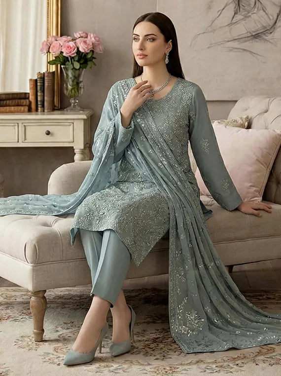 Noor E Fajar Luxury Chiffon Collection 2026 (D-02)