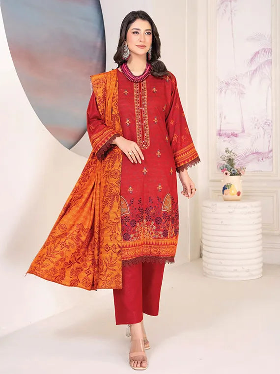 Noor E Jahan Dhanak Collection 2024 By Rang Riaz (D-01)