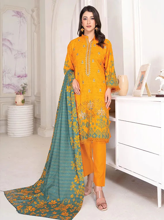 Noor E Jahan Dhanak Collection 2024 By Rang Riaz (D-07)