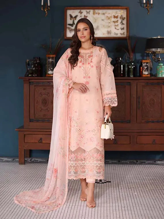 Noor Eid Luxury Schiffli Laserkari Collection 2025 By Saadia Asad