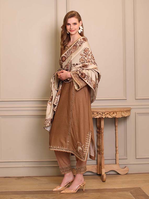 Noor by Saadia Asad Embroidered Printskhaas Collection 2025 (D-6A)