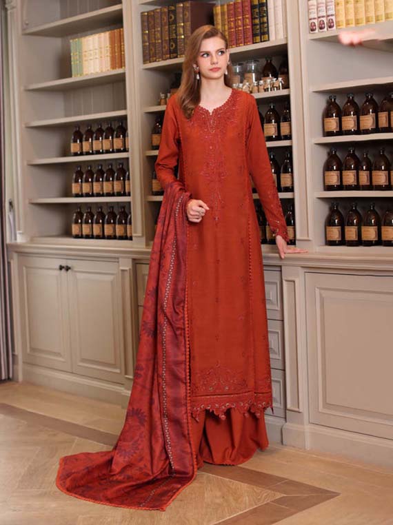 Noor by Saadia Asad Embroidered Printskhaas Collection 2025 (D5-A)