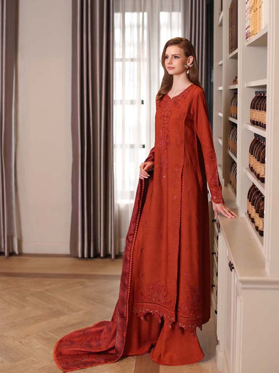 Noor by Saadia Asad Embroidered Printskhaas Collection 2025 (D5-A)